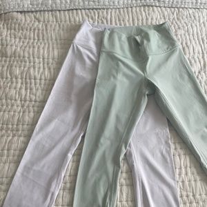 LULULEMON SAGE GREEN LEGGINGS S YOGA